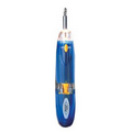 8 Piece Illuminated Compact Screwdriver (Blue)